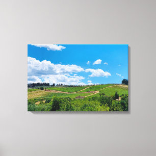 Impressão Em Tela Arte para Parede no Canva - Campo toscano