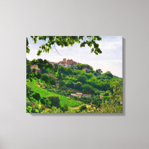Impressão Em Tela Arte para Parede no Canva - Panzano in Chianti - T