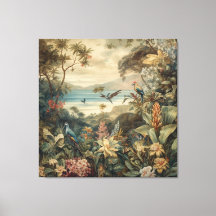 Arte Paradisíaca Botânica Tropical Vintage |