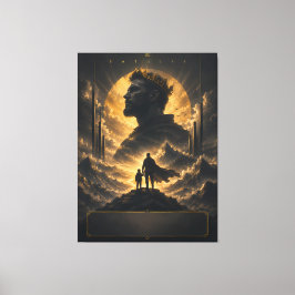 Impressão Em Tela Arte Personalizada em Tela do Rei Pai de Fantasia