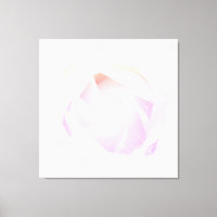 ** Arte Rosa Flor de Pêssego Rosa AR8 Tela Esticad