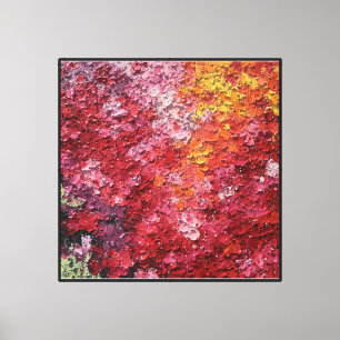 Impressão Em Tela Arte Texturizada Abstrata Sunfire Bloom