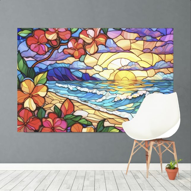 Impressão Em Tela Arte tropical XL (Criador carregado)