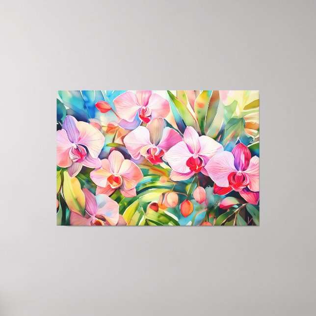 Impressão Em Tela Arte tropical XL (Frente)