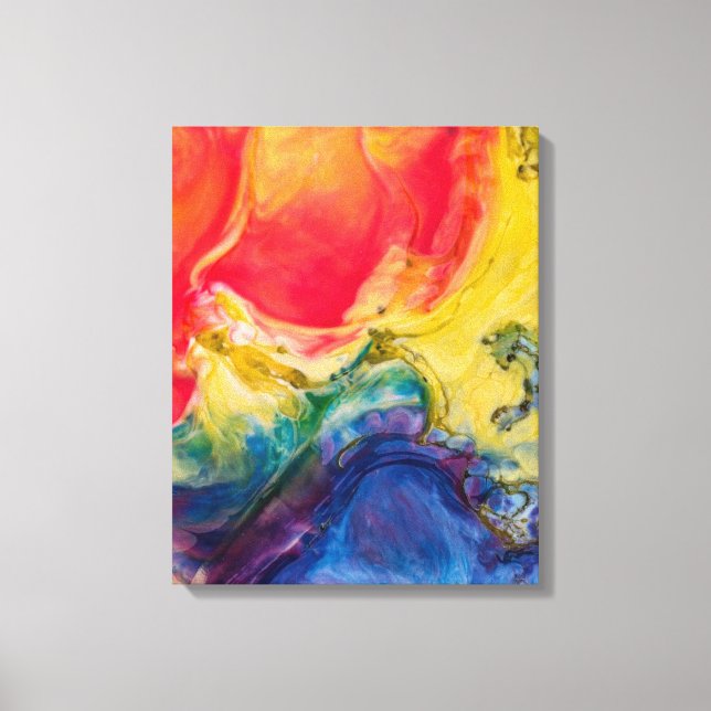 Impressão Em Tela Arte | Zazzle_Growth. (Frente)
