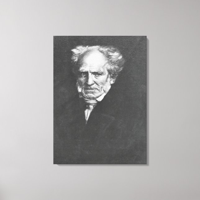 Impressão Em Tela Arthur Schopenhauer (Frente)
