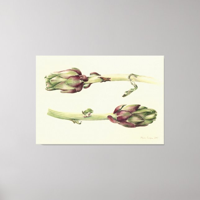 Impressão Em Tela Artichokes 2005 (Frente)