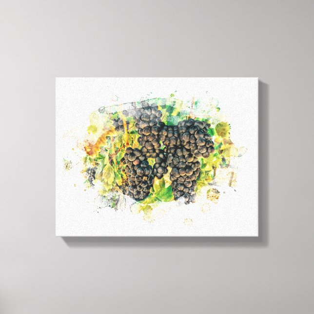 Impressão Em Tela *~* Artsy Vineyard Grape AR21 Vinho Celar (Frente)