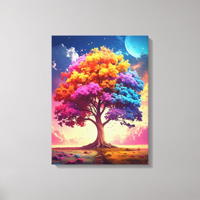 Impressão Em Tela árvore (Frente)