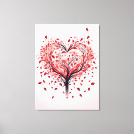 Impressão Em Tela Árvore cardíaca
