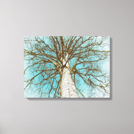 Impressão Em Tela Árvore com Ramificações