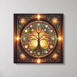 Impressão Em Tela Árvore da vida 2