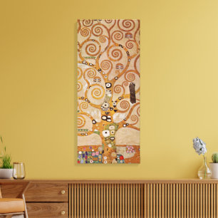 Impressão Em Tela Árvore da Vida de Gustav Klimt, Art Nouveau Estili
