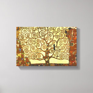 Impressão Em Tela Árvore de Gustavo Klimt de vida