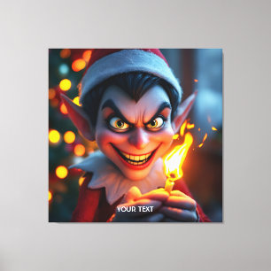 Impressão Em Tela Árvore de Natal Fantasy Cute Match