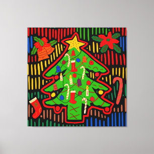 Impressão Em Tela Árvore de Natal Mola da Ilha de San Blas