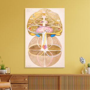 Impressão Em Tela Árvore do Conhecimento Nº 1 Hilma af Klint