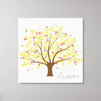 Impressão Em Tela Árvore Dourada do outono