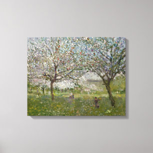 Impressão Em Tela Árvores de Apple na flor