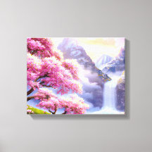 "Árvores de Cereja no Riverbank I"