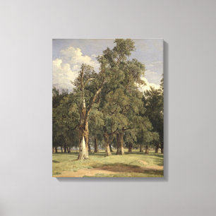 Impressão Em Tela Árvores de olmo em Prater, 1831