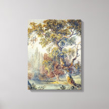 Árvores e Pond (por John Ruskin)