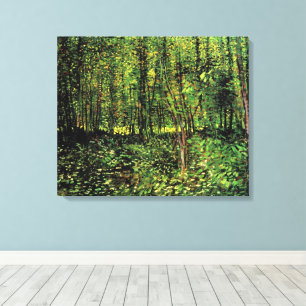 Impressão Em Tela Árvores e Sub-bosque por Vincent van Gogh