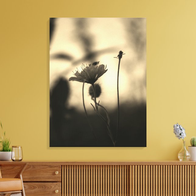 Impressão Em Tela Árvores & Flores Românticas – Fantasia Botânica Bo (Insitu(Sala de estar))