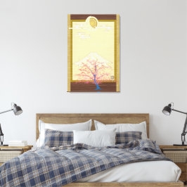 Impressão Em Tela Árvores Luminosas