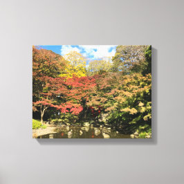 Impressão Em Tela Árvores Mapeadas Coloridas por Pond