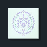 Impressão Em Tela ARWEN™ Evenstar Quote Graphic<br><div class="desc">Embrace the grace and strength of Middle-earth™ with this elegant Lord of the Rings™ design inspired by Arwen™ and the timeless beauty of Elven artistry. At the center, an intricate Evenstar-style motif is framed by delicate scrollwork and flowing ornamental details, creating a refined, symmetrical composition. Encircling the design is the...</div>