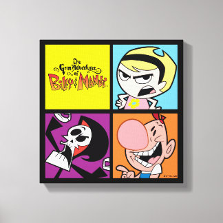 Impressão Em Tela As Aventuras Negras de Billy & Mandy Character Art