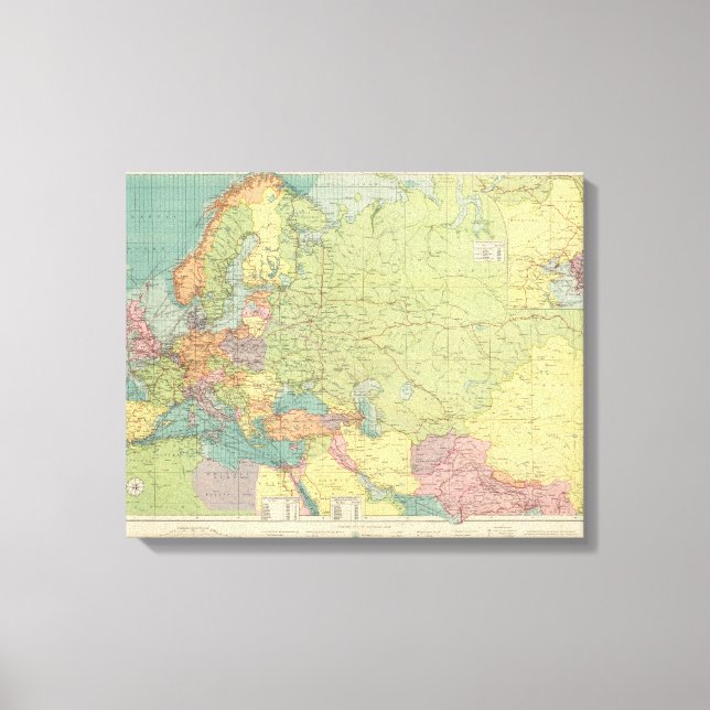 Impressão Em Tela As comunicações marítimas da Europa (Frente)