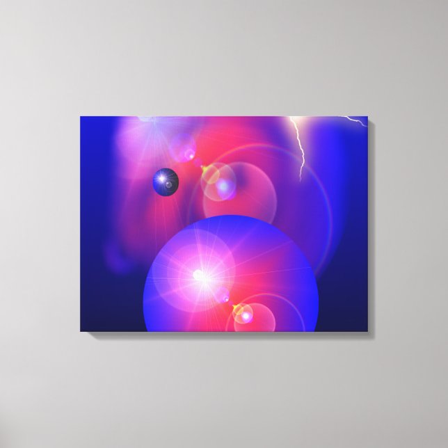 Impressão Em Tela As Cores do Espaço - Tela Enrolada (Frente)