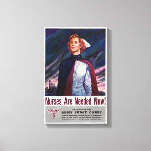 Impressão Em Tela As enfermeiras são agora - poster necessário do