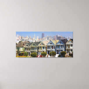 Impressão Em Tela As famosas Painted Ladies de São Francisco