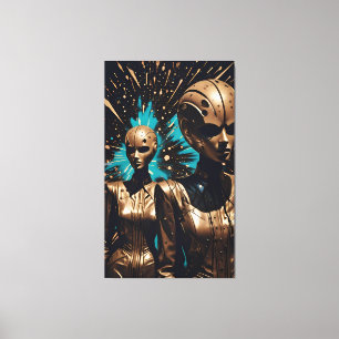 Impressão Em Tela As gêmeas torcidas Tiffany - Arte Surreal Ken Gage