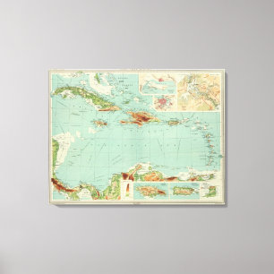 Impressão Em Tela As Índias Ocidentais 2