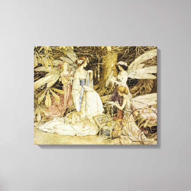 Impressão Em Tela "As Joias das Fadas" (Frente)