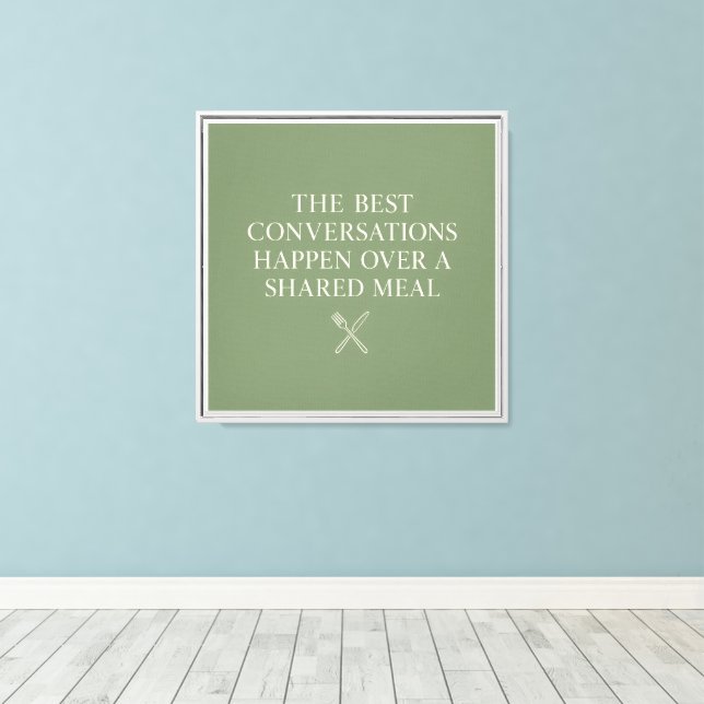 Impressão Em Tela As Melhores Conversas (Insitu(piso de madeira))