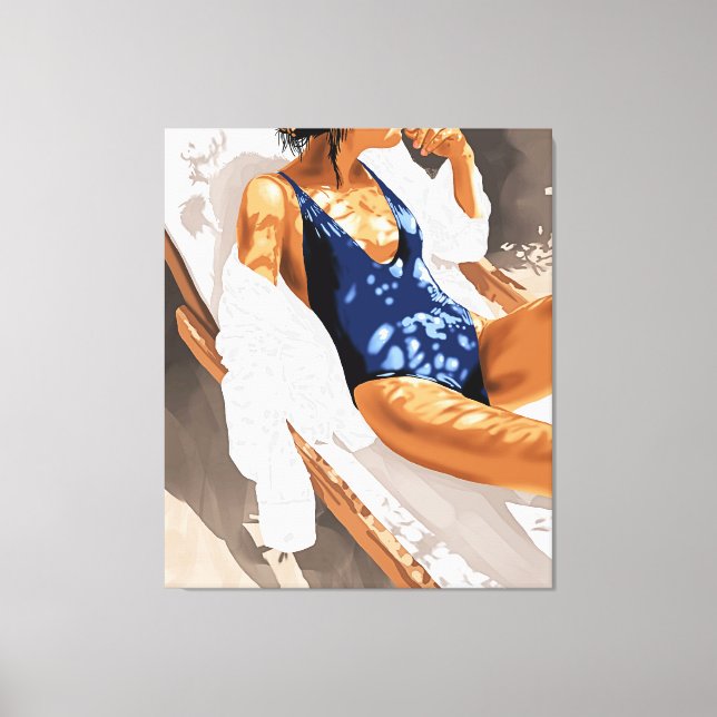 Impressão Em Tela As Meninas Só Querem Uma Pintura Sun (Frente)