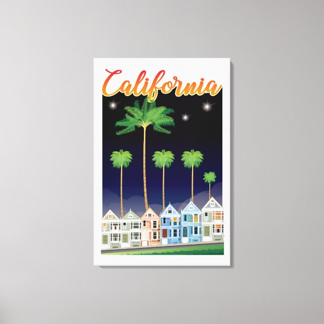 Impressão Em Tela As Mulheres Pintadas à Noite | São Francisco (Frente)