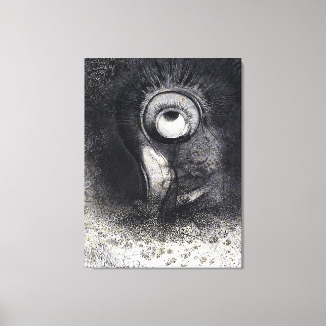 Impressão Em Tela As Origens desenho de Odilon Redon (Frente)