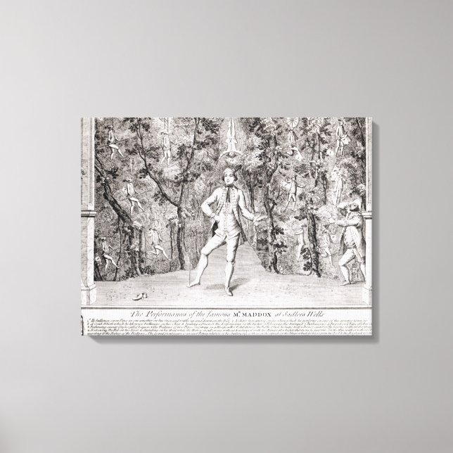 Impressão Em Tela As performances do famoso (Frente)