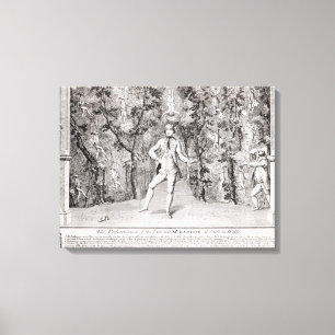 Impressão Em Tela As performances do famoso