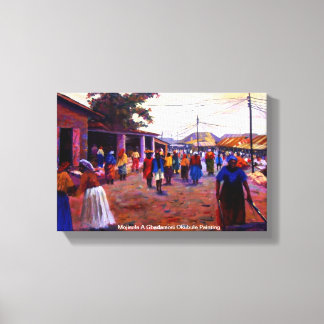 Impressão Em Tela As pessoas da Nigéria Mojisola Gbadamosi Okubule