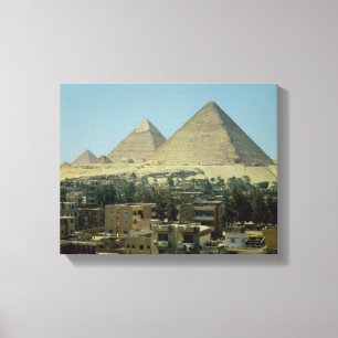 Impressão Em Tela As pirâmides de Giza, c.2589-30 BC, reino velho