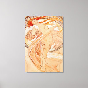 Impressão Em Tela As Quatro Artes - Dança, Arte Nouveau