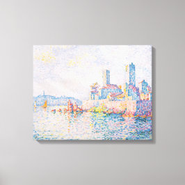 Impressão Em Tela As torres de Antibes (por Paul Signac)