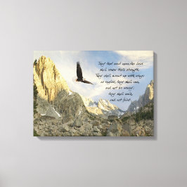 Impressão Em Tela Asas Como Eagles Isaiah 4o